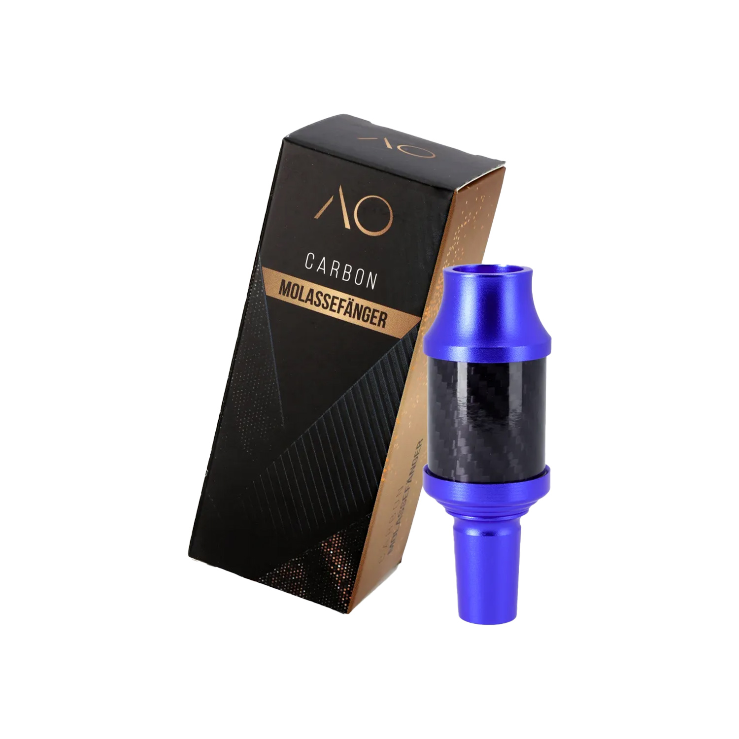 AO Carbon Molassefänger Aluminium 18/8 - Blau