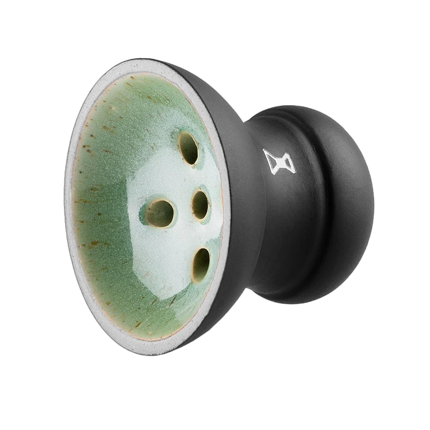 Alpha Bowl Doll Black & Green Tabakkopf