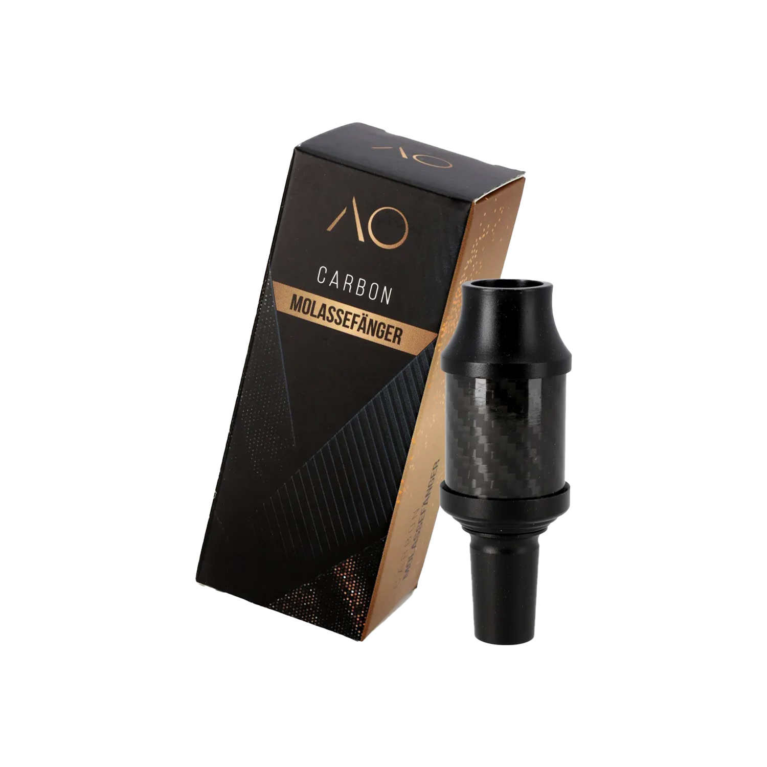 AO Carbon Molassefänger Aluminium 18/8 - Schwarz