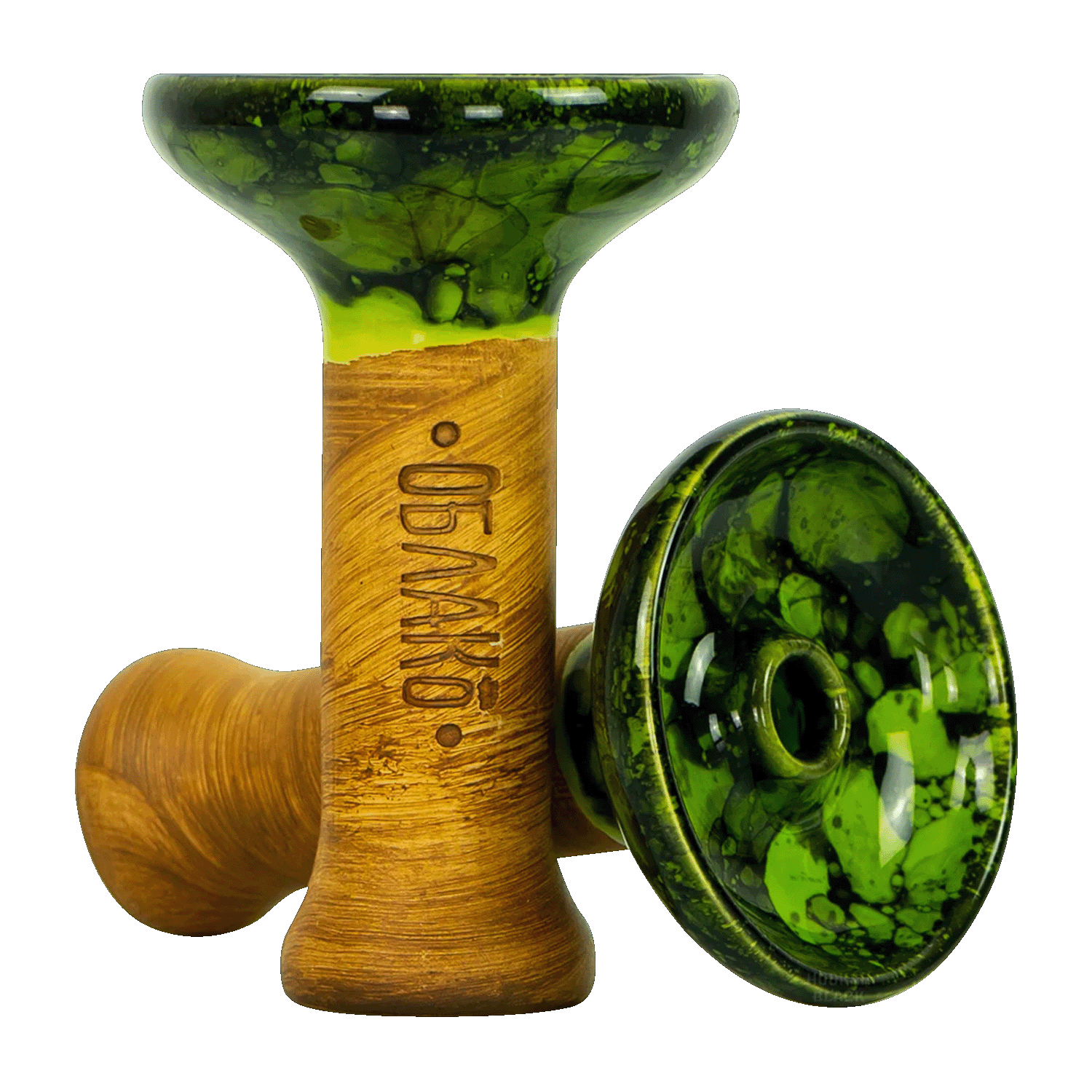 OBLAKO Phunnel M Marble Black Green