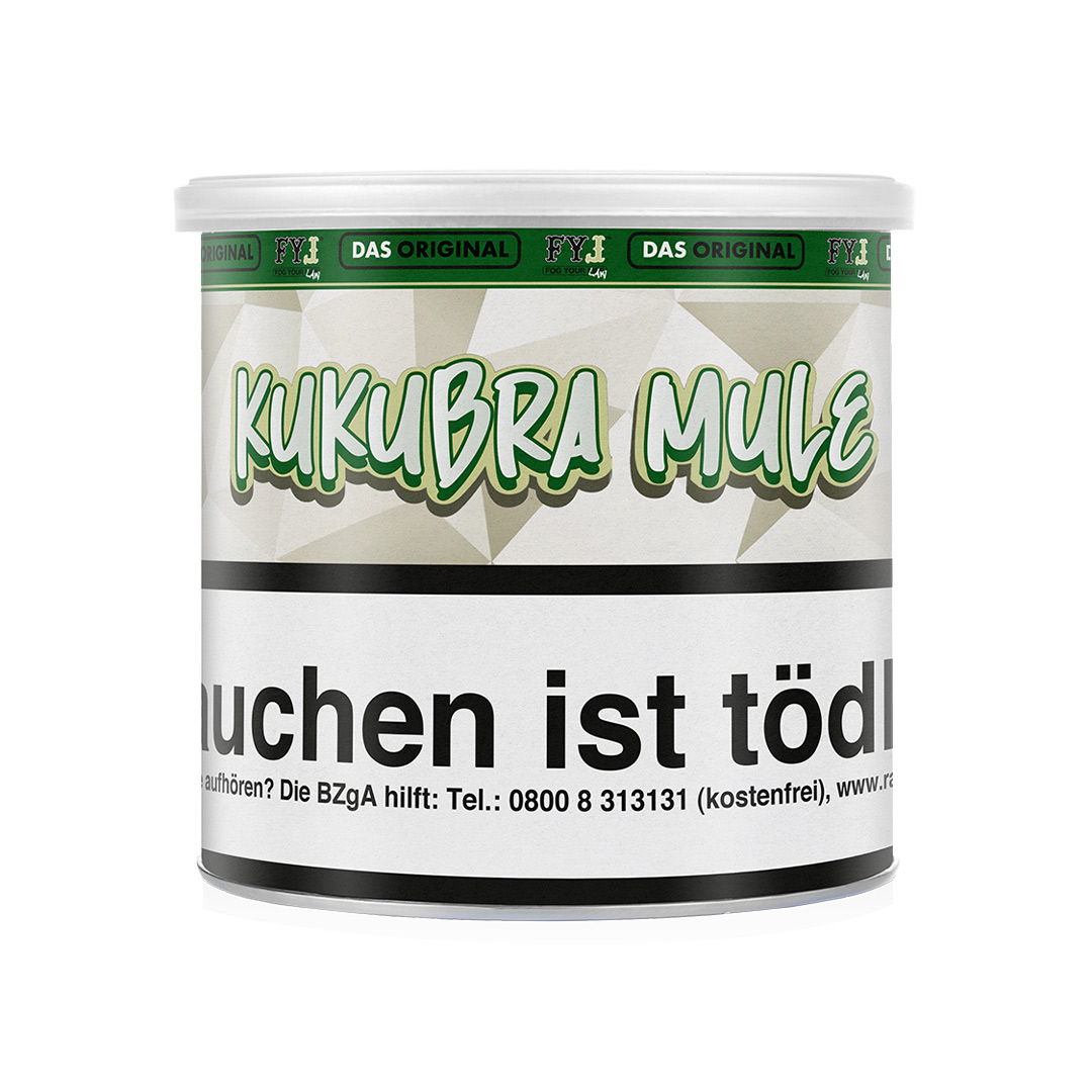 FOG YOUR LAW Kukubra Mule Dry Base 70g Tabak