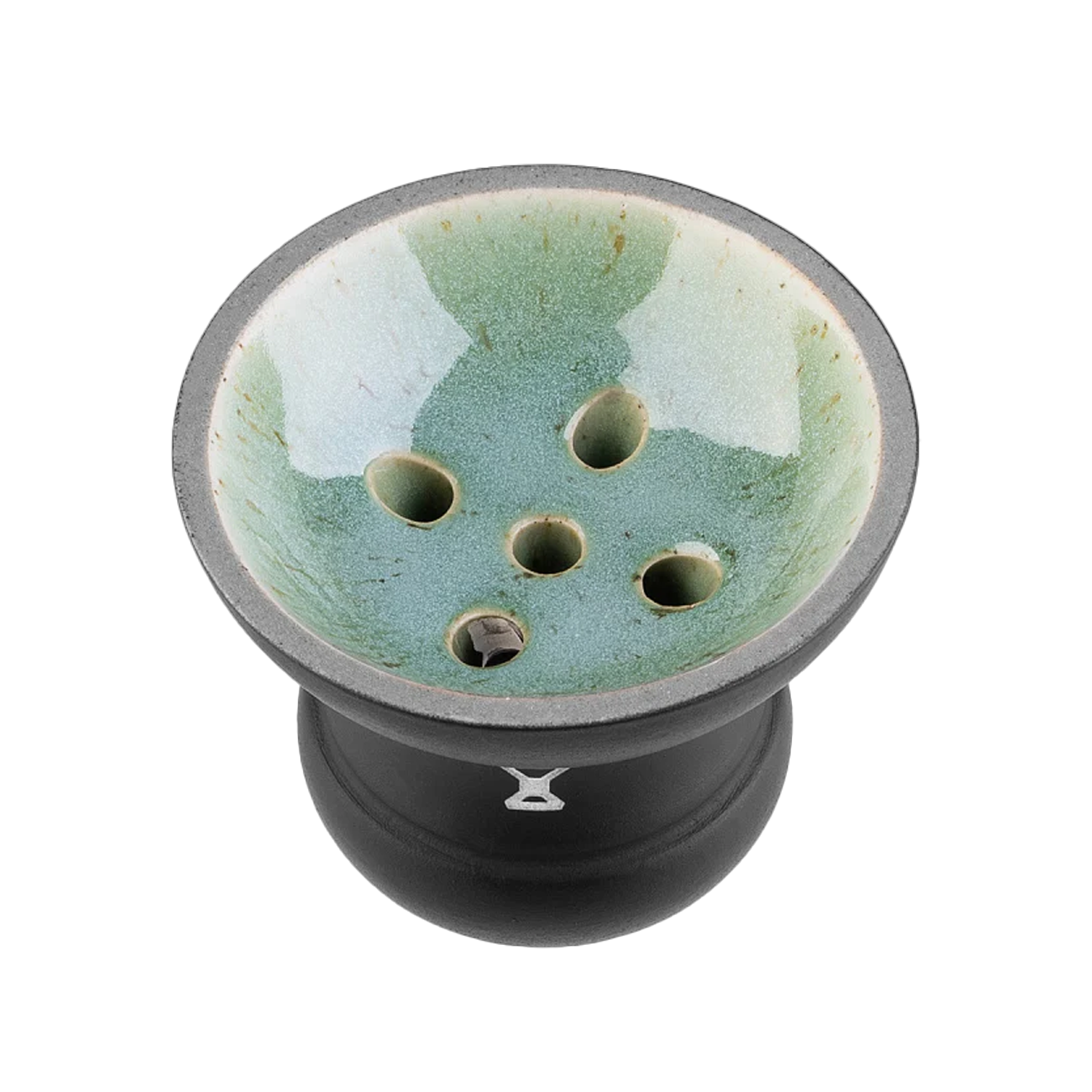 Alpha Bowl Doll Black & Green Tabakkopf