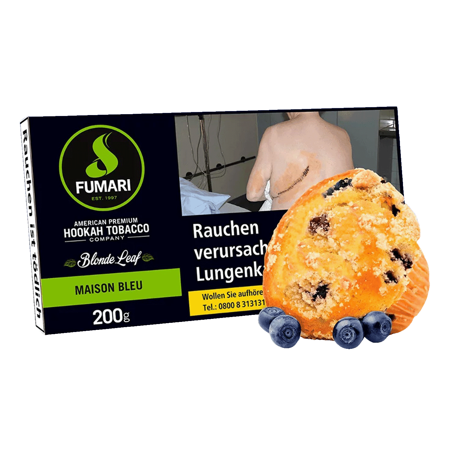 Fumari Maison Bleu 200g Shisha Tabak