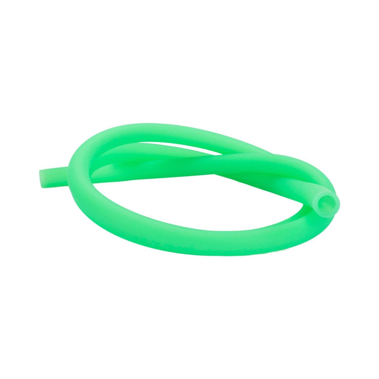Shisha Silikonschlauch Glow Grün - Soft Touch 1,5m