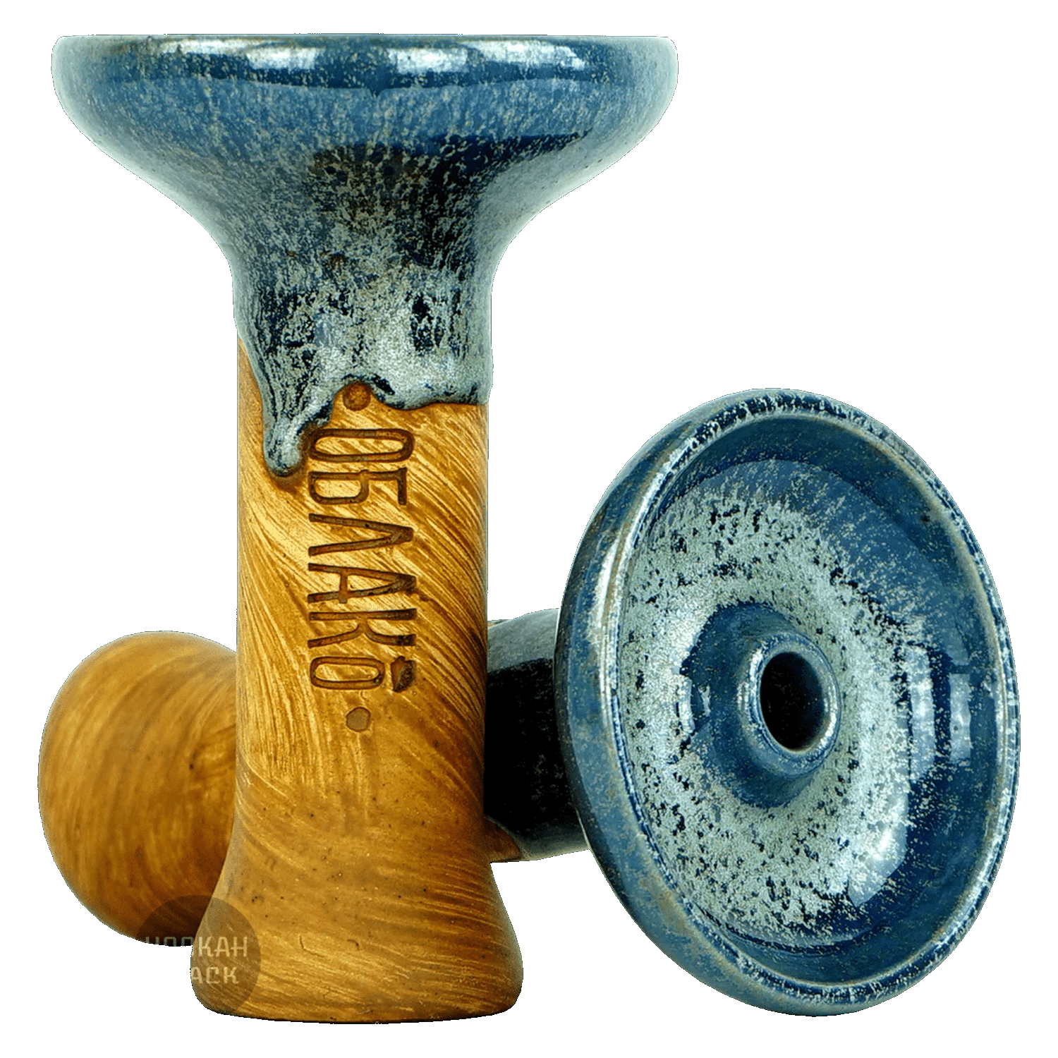 OBLAKO Phunnel M Glazed Silberblau