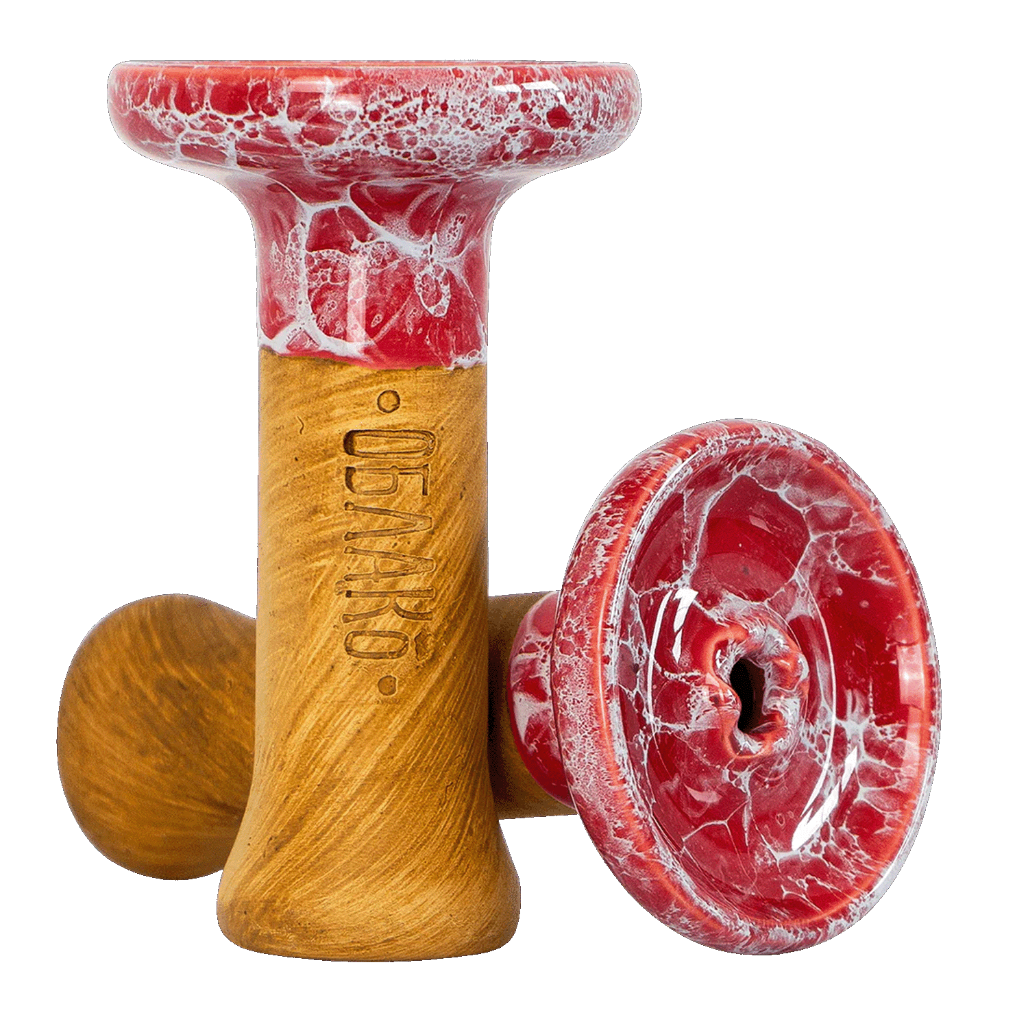 OBLAKO Phunnel S Glazed Marble Red
